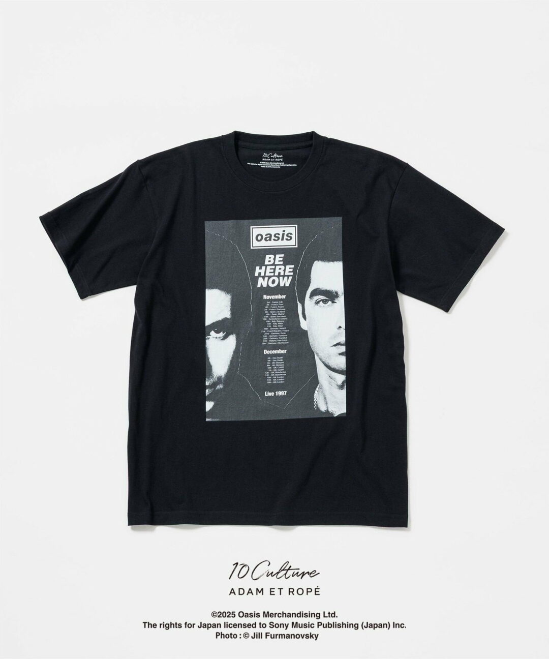 oasis 10Culture / ADAM ET ROPE’ 2025 SS 新作「Tour Poster Design Tee」が 8/4 発売 (オアシス アダム エ ロペ)