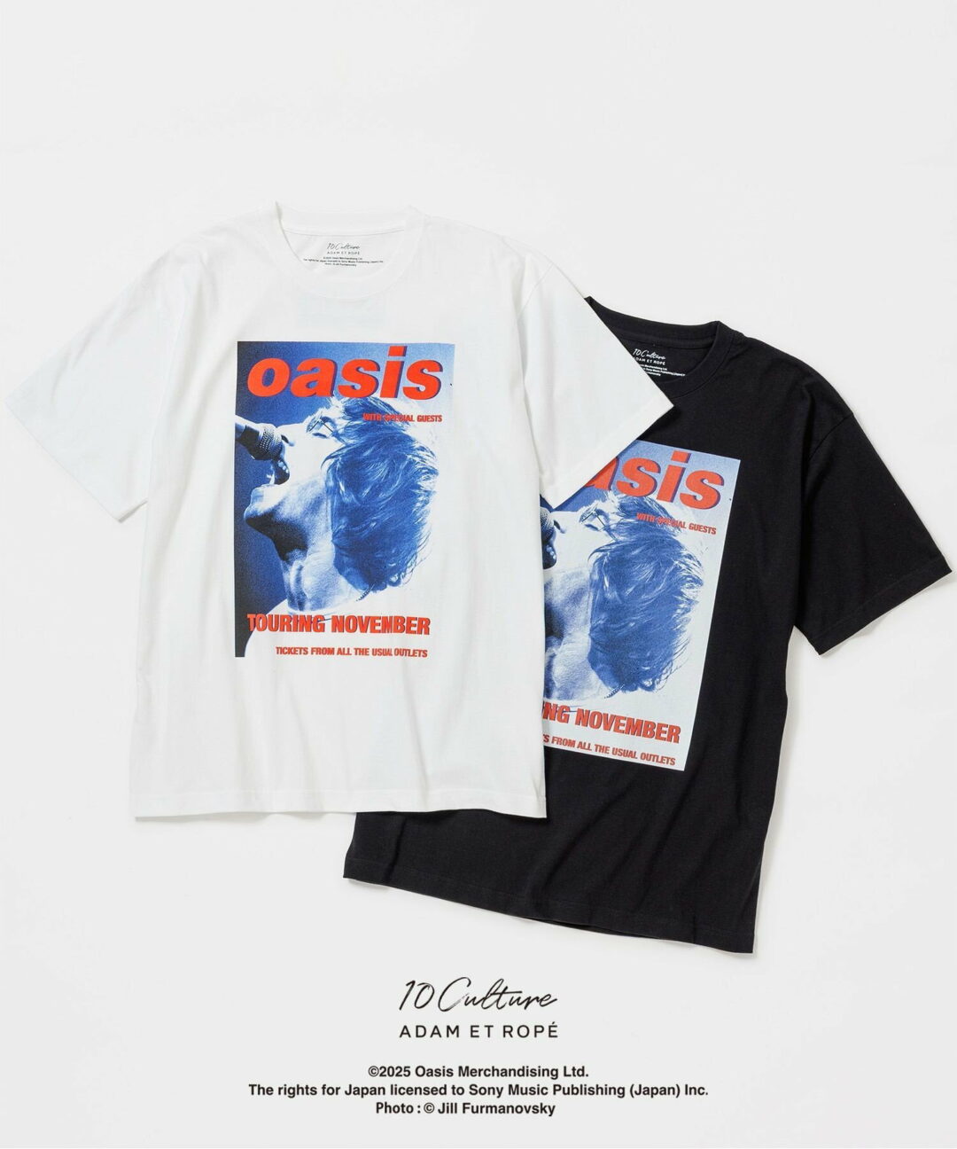 oasis 10Culture / ADAM ET ROPE’ 2025 SS 新作「Tour Poster Design Tee」が 8/4 発売 (オアシス アダム エ ロペ)