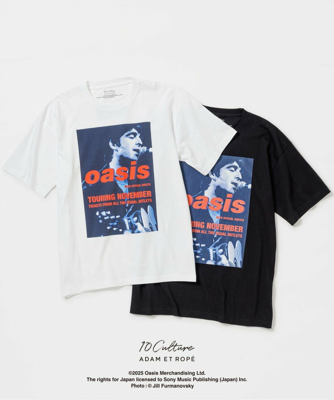 oasis 10Culture / ADAM ET ROPE’ 2025 SS 新作「Tour Poster Design Tee」が 8/4 発売 (オアシス アダム エ ロペ)