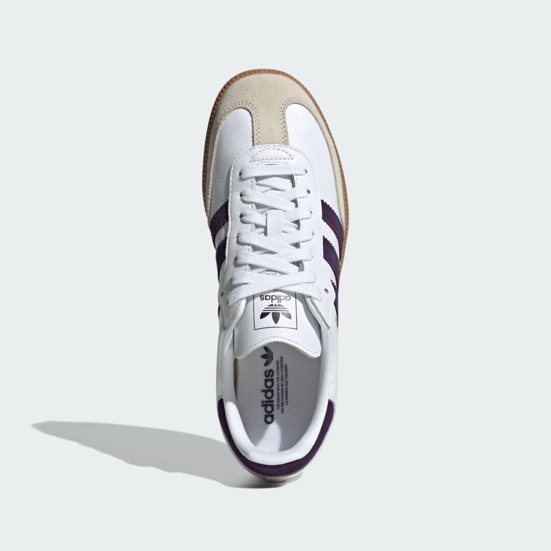 【2025年 8/22 発売】adidas Originals SAMBA OG “Cloud White/Alumina/Aurora Plum” (アディダス オリジナルス サンバ “ホワイト/アルミナ”) [JS1392]