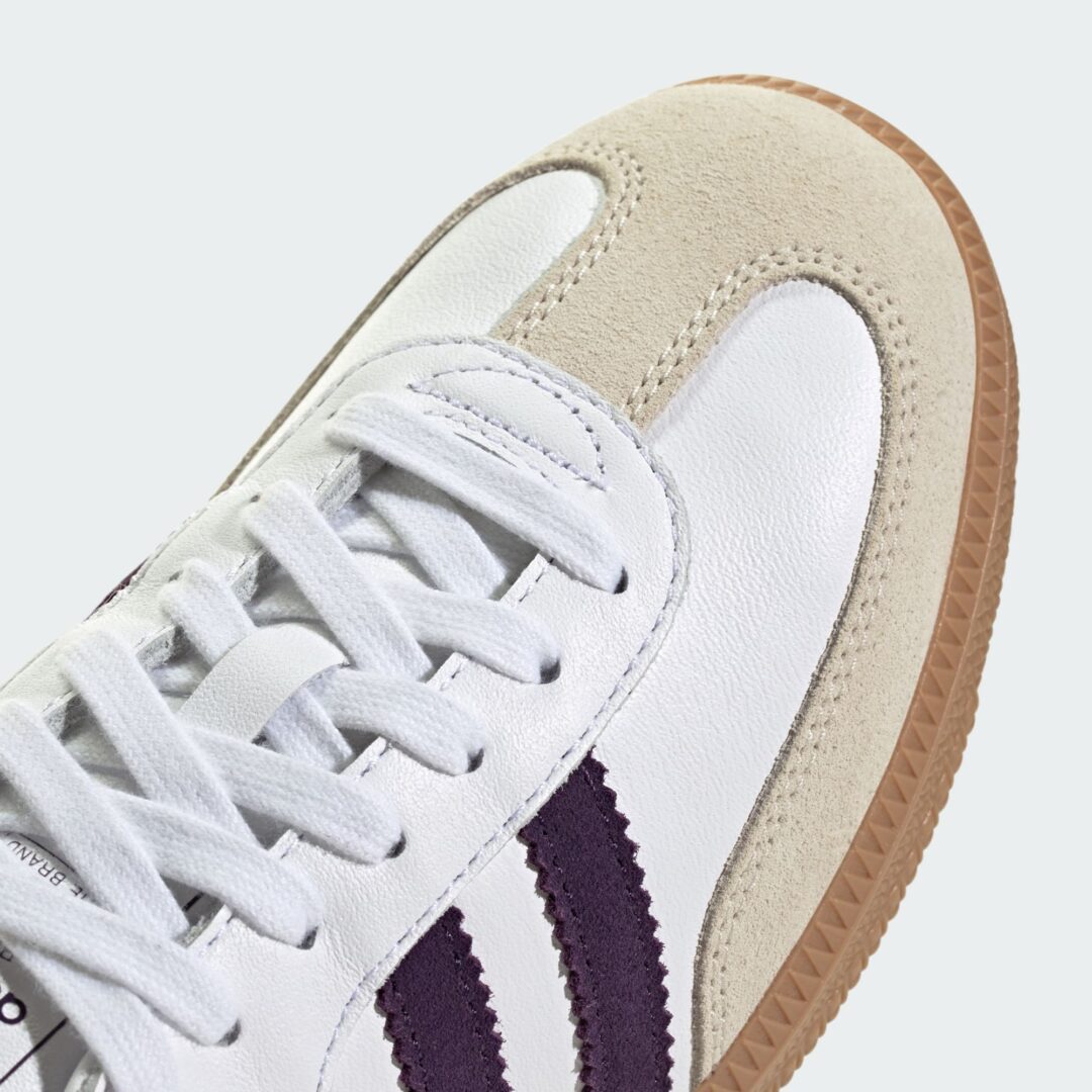 【2025年 8/22 発売】adidas Originals SAMBA OG “Cloud White/Alumina/Aurora Plum” (アディダス オリジナルス サンバ “ホワイト/アルミナ”) [JS1392]