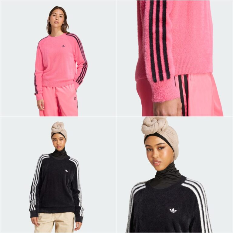 休日向けセーター「アディダス アディカラー」”ホリデー ニット