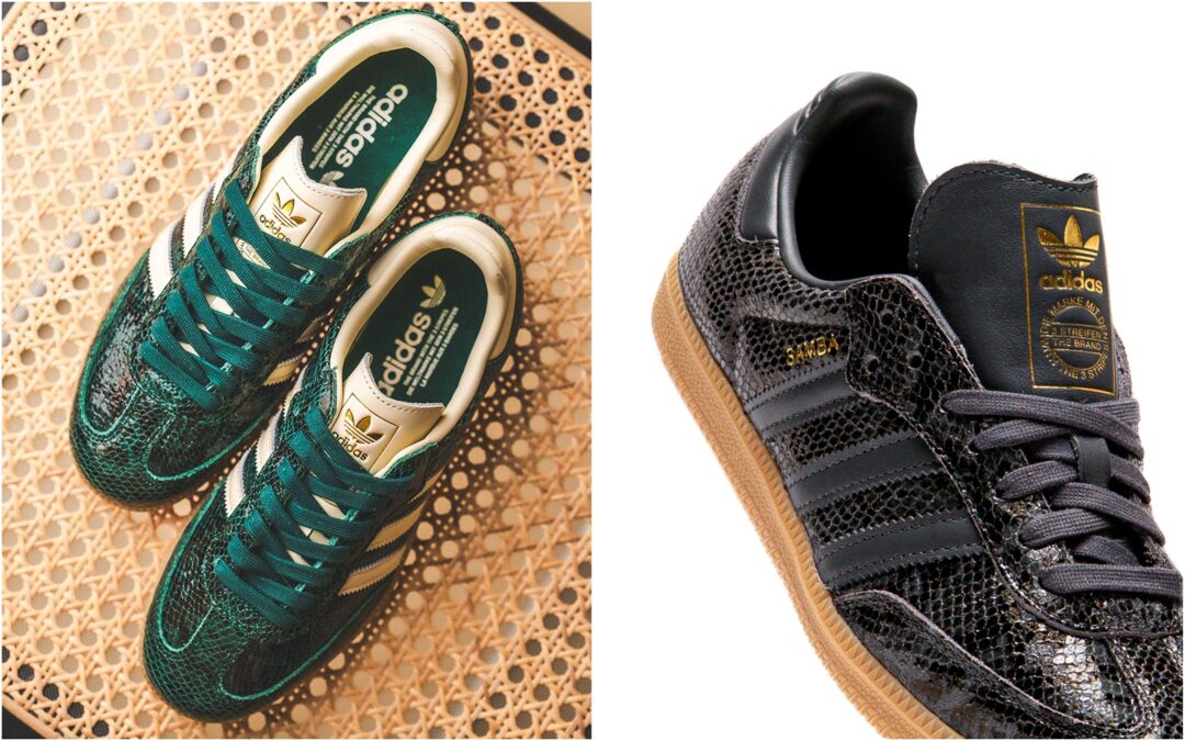 【2025年 8/22 発売】adidas Originals SAMBA OG “Snakeskin/Collegiate Green/Core Black” (アディダス オリジナルス サンバ "スネークスキン グリーン ブラック") [JR8848/JQ3532]