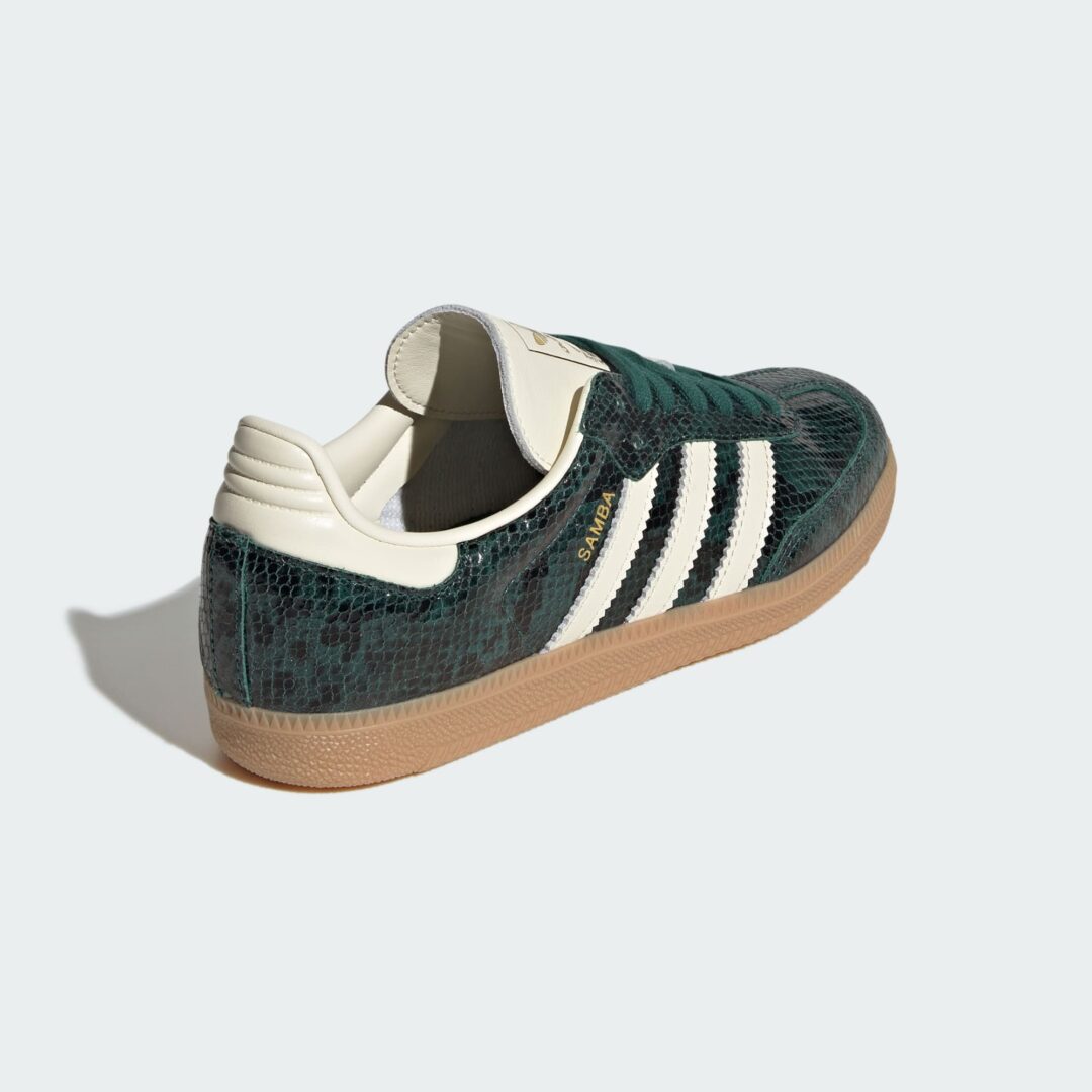 【2025年 8/22 発売】adidas Originals SAMBA OG “Snakeskin/Collegiate Green/Core Black” (アディダス オリジナルス サンバ “スネークスキン グリーン ブラック”) [JR8848/JQ3532]