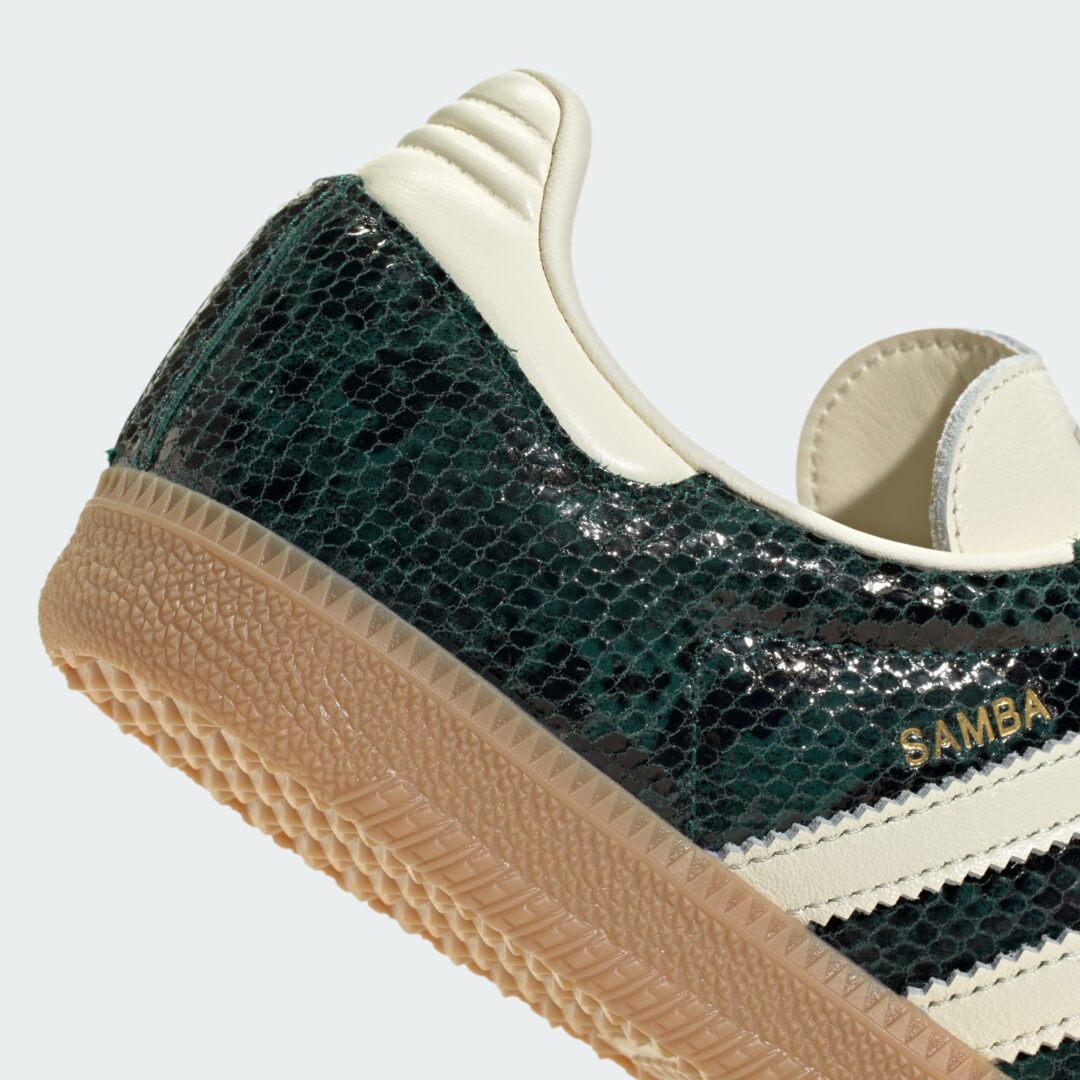 【2025年 8/22 発売】adidas Originals SAMBA OG “Snakeskin/Collegiate Green/Core Black” (アディダス オリジナルス サンバ “スネークスキン グリーン ブラック”) [JR8848/JQ3532]