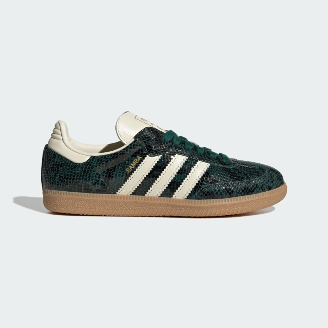 【2025年 8/22 発売】adidas Originals SAMBA OG “Snakeskin/Collegiate Green/Core Black” (アディダス オリジナルス サンバ “スネークスキン グリーン ブラック”) [JR8848/JQ3532]