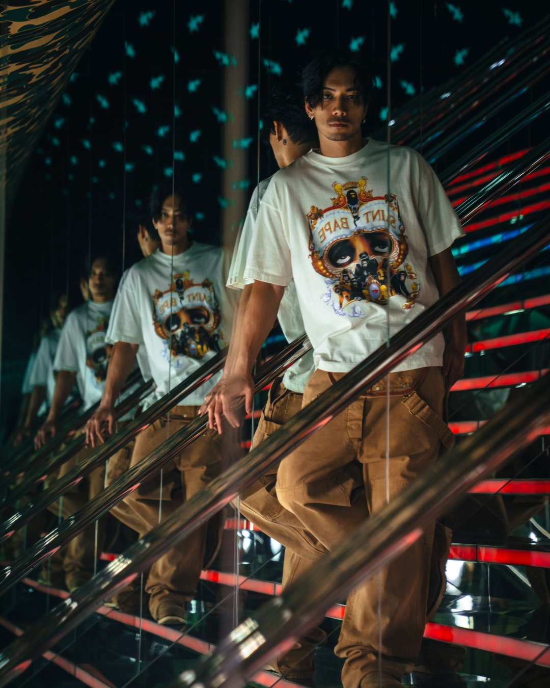 SAINT Mxxxxxx 2025 FW 4th Dropとして「A BATHING APE」&「MATRIX」&「The KLF」&「空山基」とのコラボアイテムが8/23 発売 (セントマイケル 2025年 秋冬)