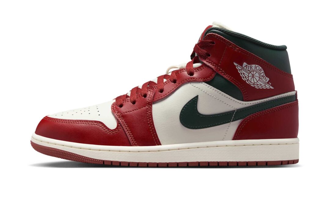 【2025年 発売予定】NIKE AIR JORDAN 1 MID “Redstone/Midnight Green” (ナイキ エア ジョーダン 1 ミッド “レッドストーン/ミッドナイトグリーン”) [DQ8426-105]