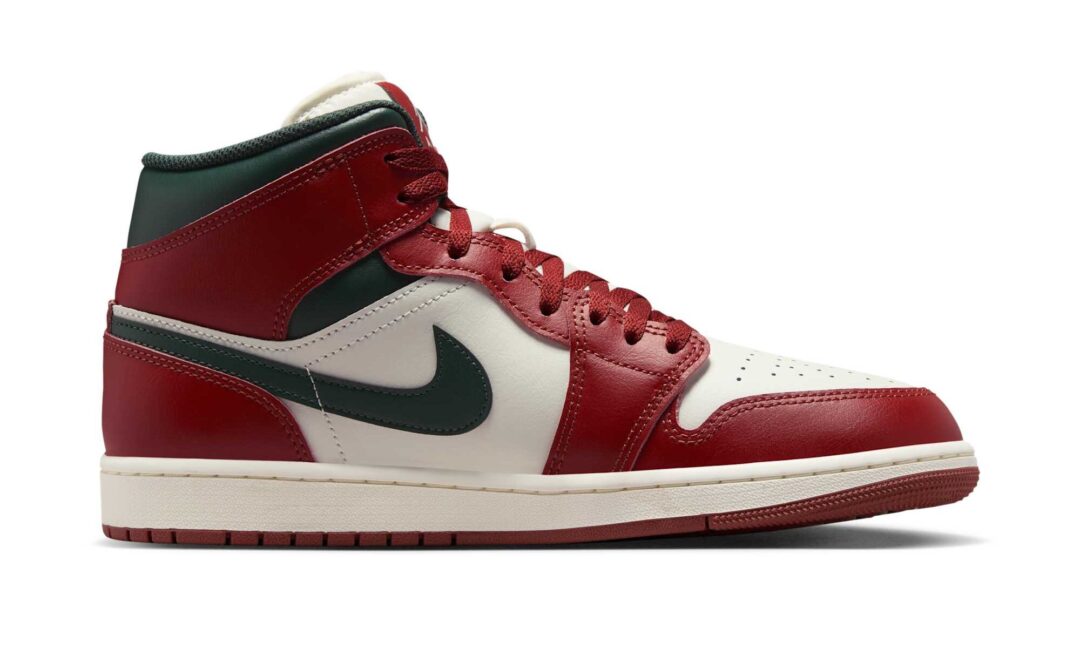 【2025年 発売予定】NIKE AIR JORDAN 1 MID “Redstone/Midnight Green” (ナイキ エア ジョーダン 1 ミッド “レッドストーン/ミッドナイトグリーン”) [DQ8426-105]