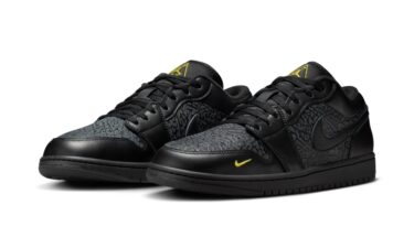 【2025年 発売予定】NIKE AIR JORDAN 1 LOW “Elephant Print/Black/Yellow” (ナイキ エア ジョーダン 1 ロー "エレファントプリント/ブラック/イエロー”) [IM6568-010]