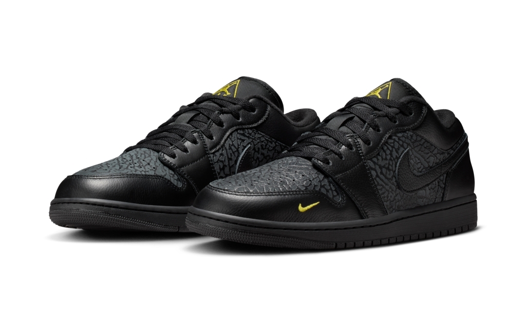 【2025年 発売予定】NIKE AIR JORDAN 1 LOW “Elephant Print/Black/Yellow” (ナイキ エア ジョーダン 1 ロー "エレファントプリント/ブラック/イエロー”) [IM6568-010]