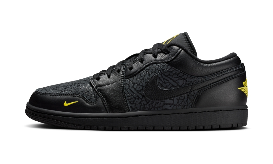 【2025年 10/3 発売予定】NIKE AIR JORDAN 1 LOW “Elephant Print/Black/Yellow” (ナイキ エア ジョーダン 1 ロー “エレファントプリント/ブラック/イエロー”) [IM6568-010]