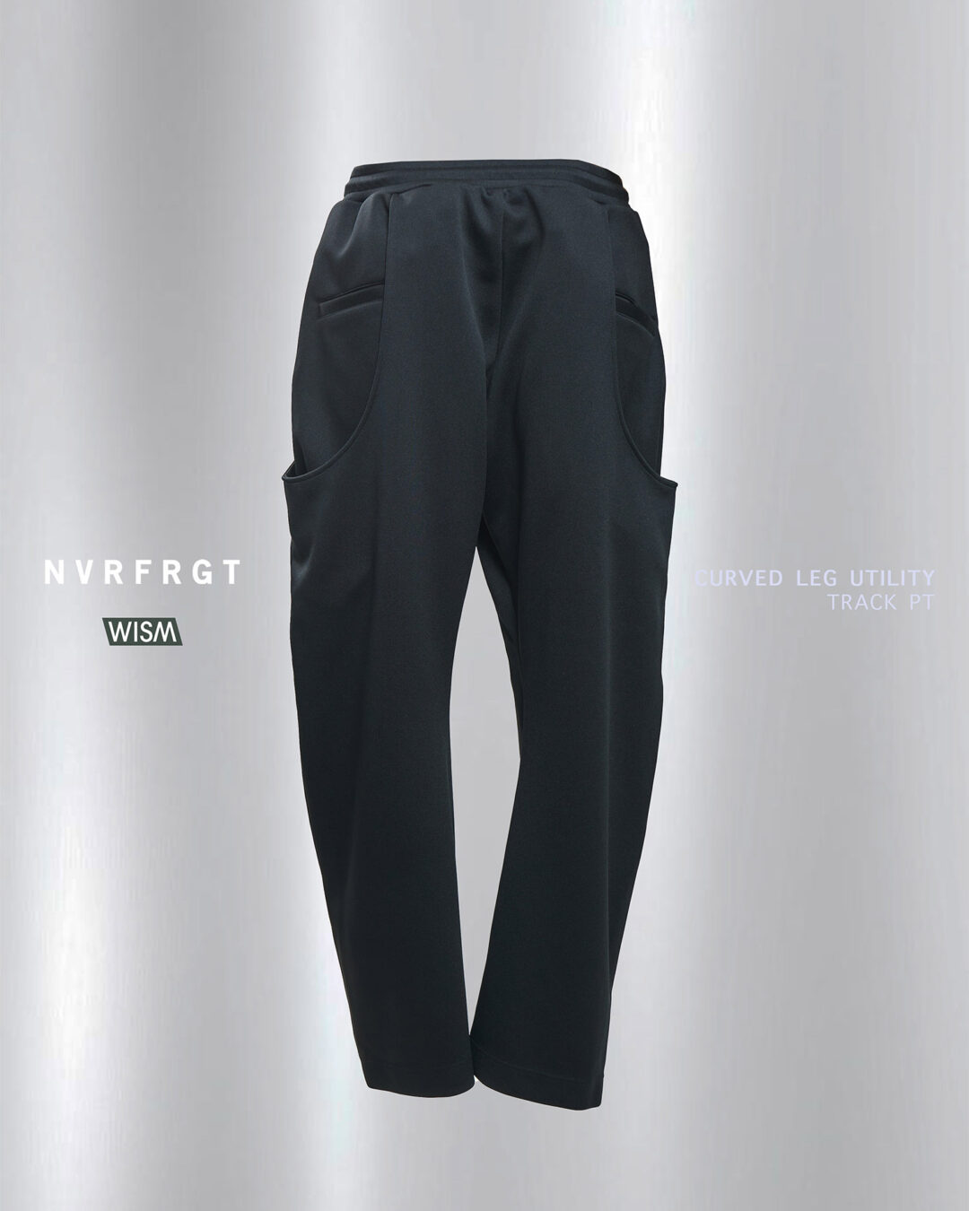 NVRFRGT × WISM 2025 FW 別注 “CURVED LEG UTILITY TRACK PT”が発売 (ネヴァーフォーゲット ウィズム)