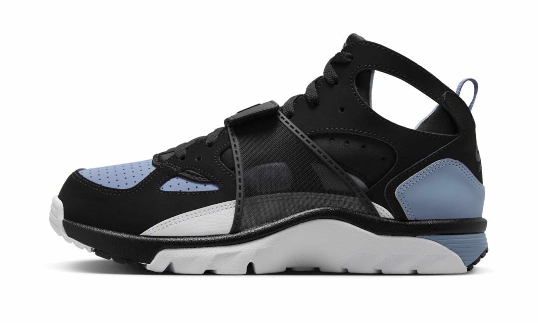【2025年 8/18 発売】NIKE AIR TRAINER HUARACHE “Black/Cool Blue” (ナイキ エア トレーナー ハラチ “ブラック/クールブルー”) [IB0497-001]