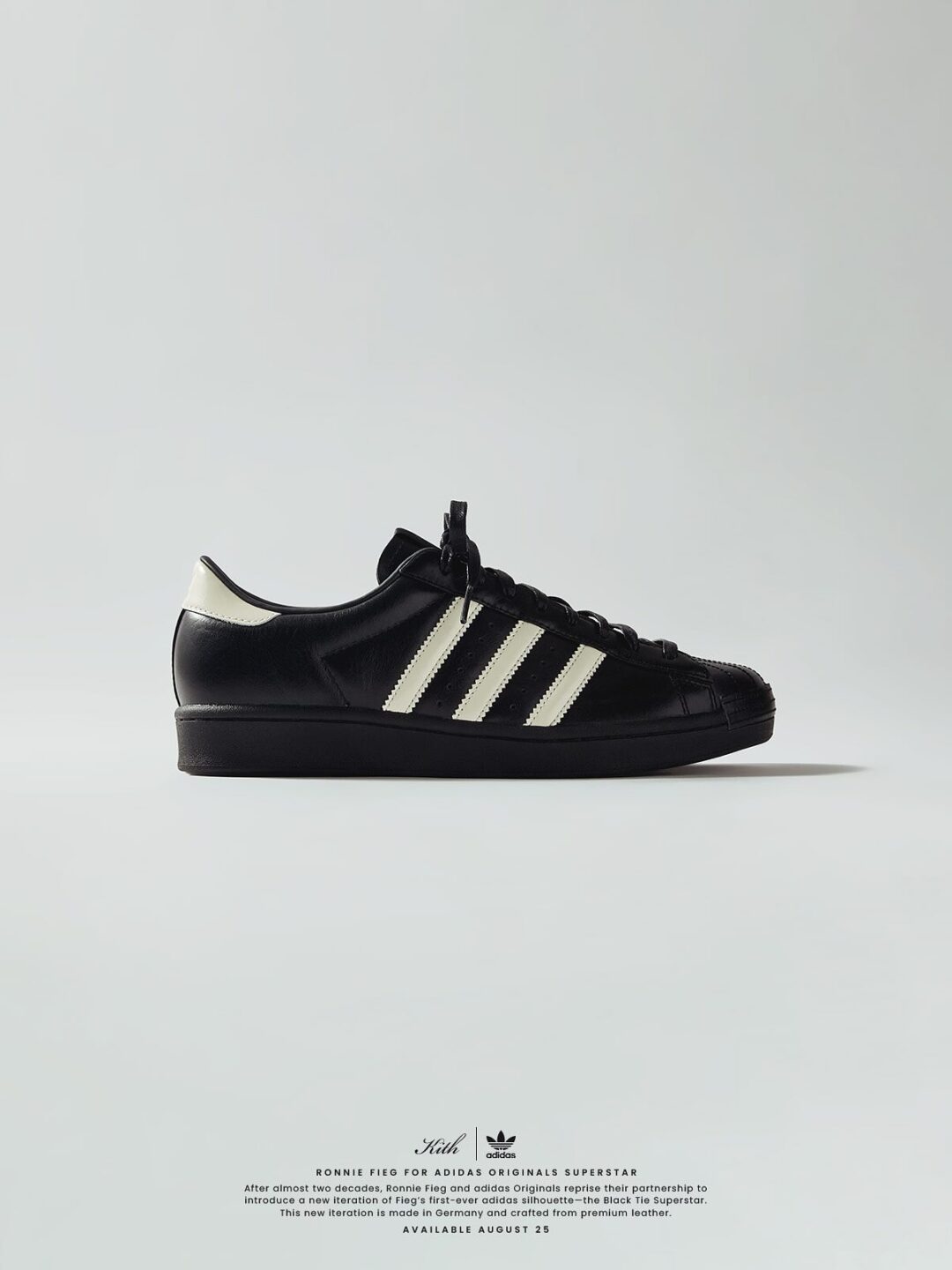 【2025年 8/25 & 8/31 発売予定】KITH × adidas Originals SUPERSTAR “Black Tie 2.0” (キス アディダス オリジナルス スーパースター “ブラックタイ”) [IH4565]
