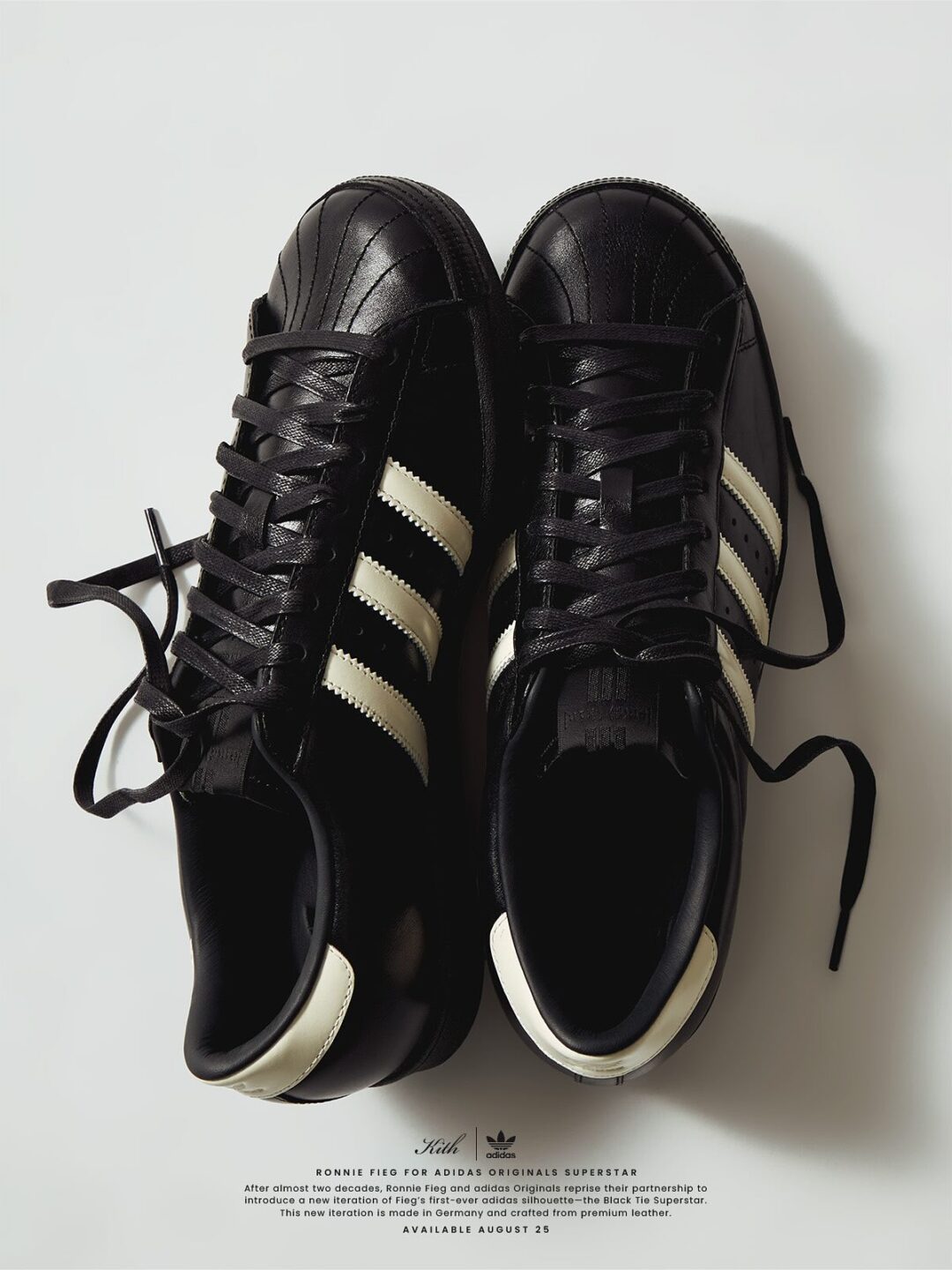 【2025年 8/25 & 8/31 発売予定】KITH × adidas Originals SUPERSTAR “Black Tie 2.0” (キス アディダス オリジナルス スーパースター “ブラックタイ”) [IH4565]
