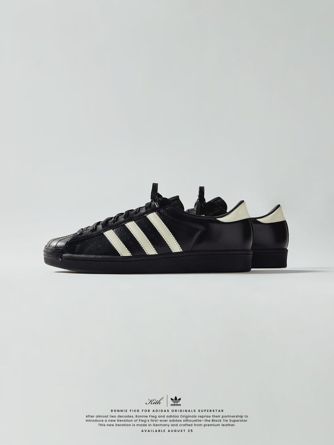 【2025年 8/25 & 8/31 発売予定】KITH × adidas Originals SUPERSTAR “Black Tie 2.0” (キス アディダス オリジナルス スーパースター “ブラックタイ”) [IH4565]