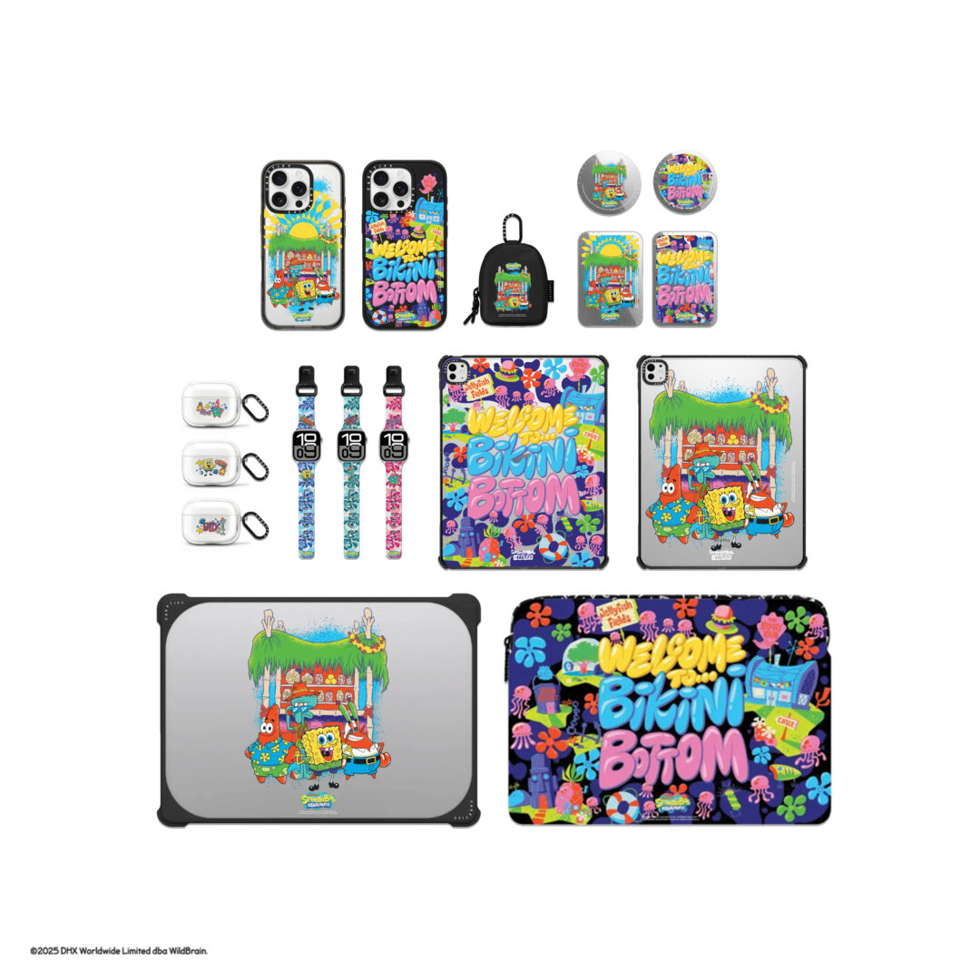 スポンジボブ × CASETiFY コラボコレクションが2025年 8/13 発売 (ケースティファイ SPONGEBOB)