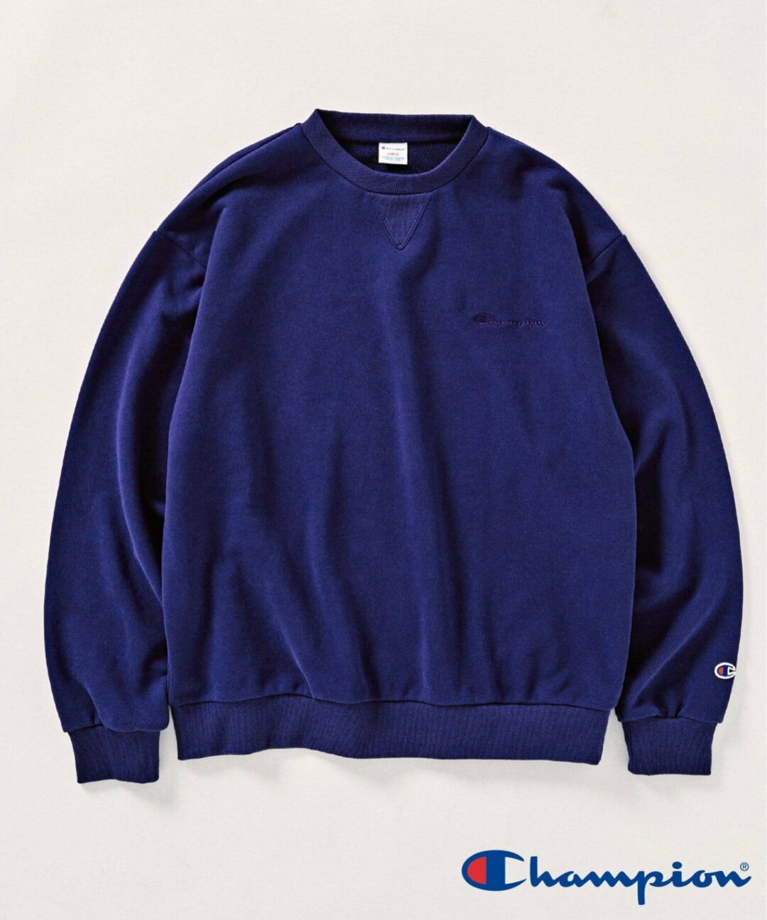 417 EDIFICE × Champion 2025 FW 別注 “CVC フレンチテリー クルーネック”が発売 (エディフィス チャンピオン)