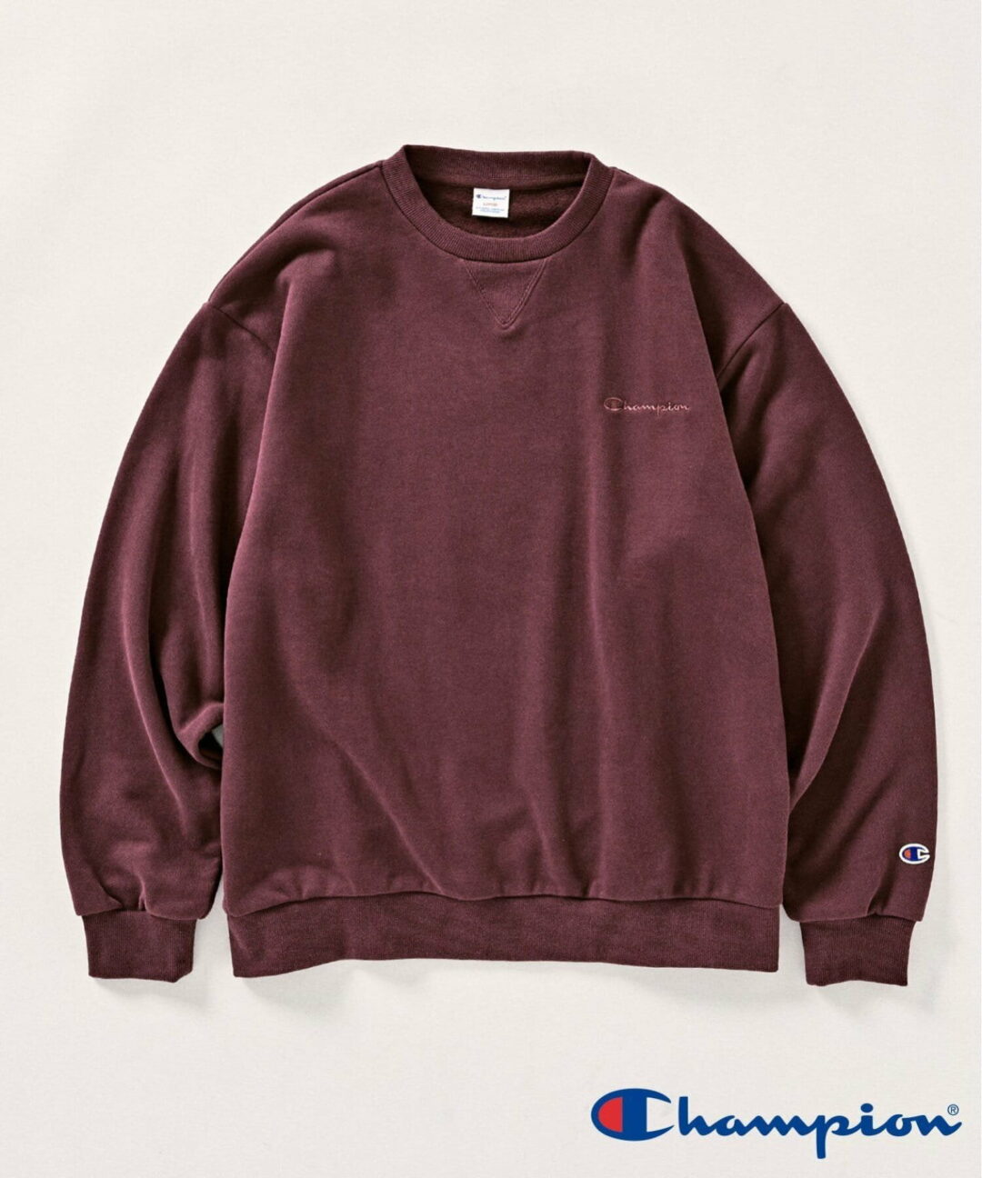 417 EDIFICE × Champion 2025 FW 別注 “CVC フレンチテリー クルーネック”が発売 (エディフィス チャンピオン)