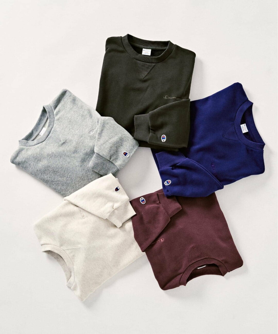 417 EDIFICE × Champion 2025 FW 別注 “CVC フレンチテリー クルーネック”が発売 (エディフィス チャンピオン)