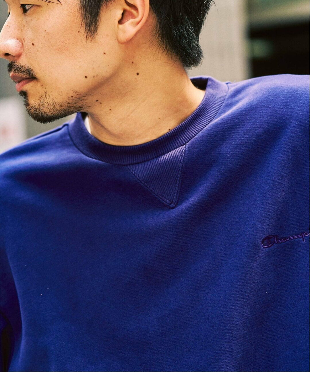 417 EDIFICE × Champion 2025 FW 別注 “CVC フレンチテリー クルーネック”が発売 (エディフィス チャンピオン)