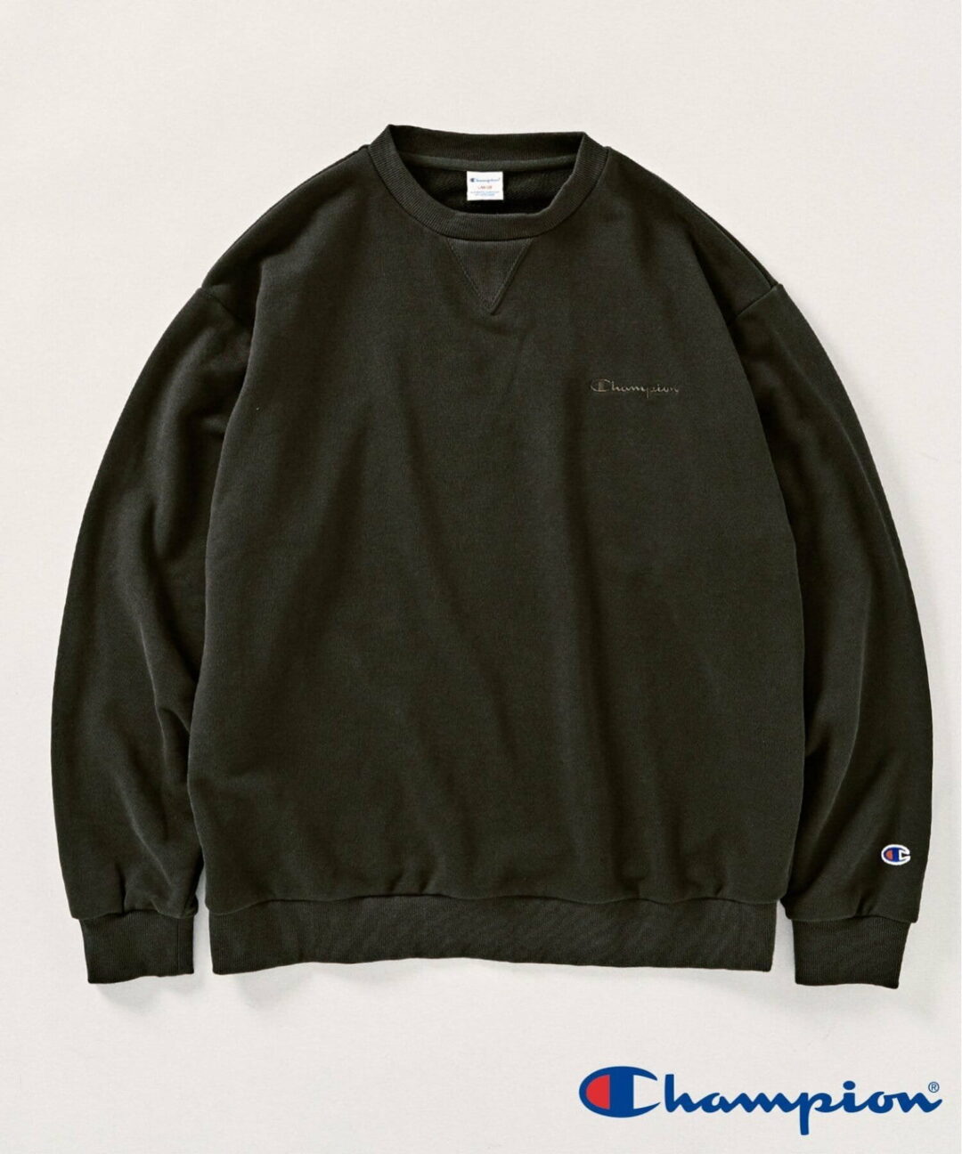 417 EDIFICE × Champion 2025 FW 別注 “CVC フレンチテリー クルーネック”が発売 (エディフィス チャンピオン)