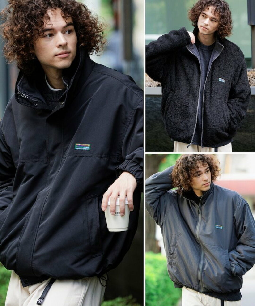 FREAK’S STORE 2025 FW “リバーシブルライナーセット 4way スタンドカラー ブルゾン / ナイロンフリース ライナーセット / 2枚セット”が発売 (フリークスストア)
