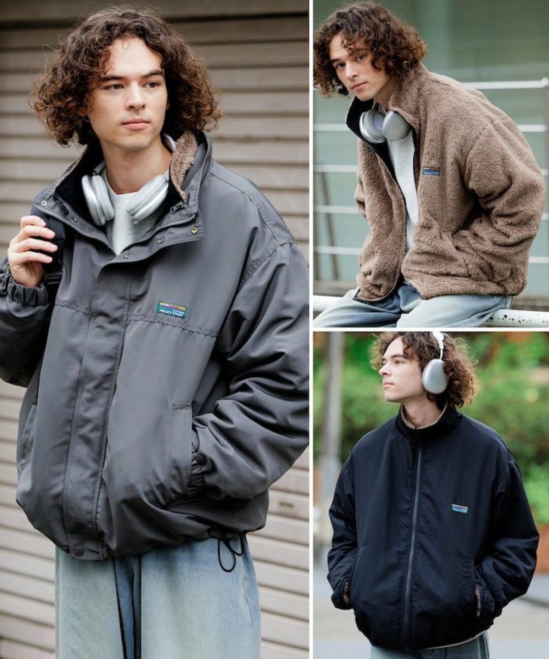 FREAK’S STORE 2025 FW “リバーシブルライナーセット 4way スタンドカラー ブルゾン / ナイロンフリース ライナーセット / 2枚セット”が発売 (フリークスストア)
