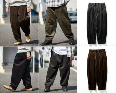 FREAK’S STORE "ワイドシルエット コーデュロイ タックパンツ"が2025年 8月下旬 発売 (フリークスストア)