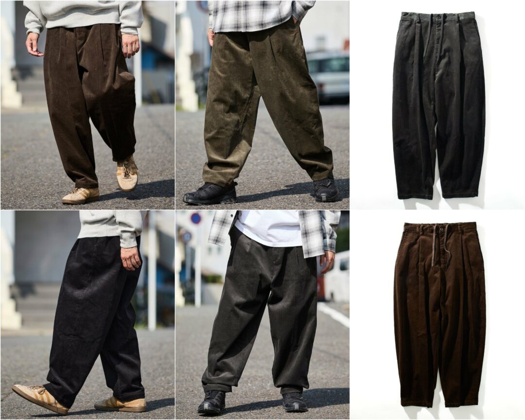 FREAK’S STORE "ワイドシルエット コーデュロイ タックパンツ"が2025年 8月下旬 発売 (フリークスストア)