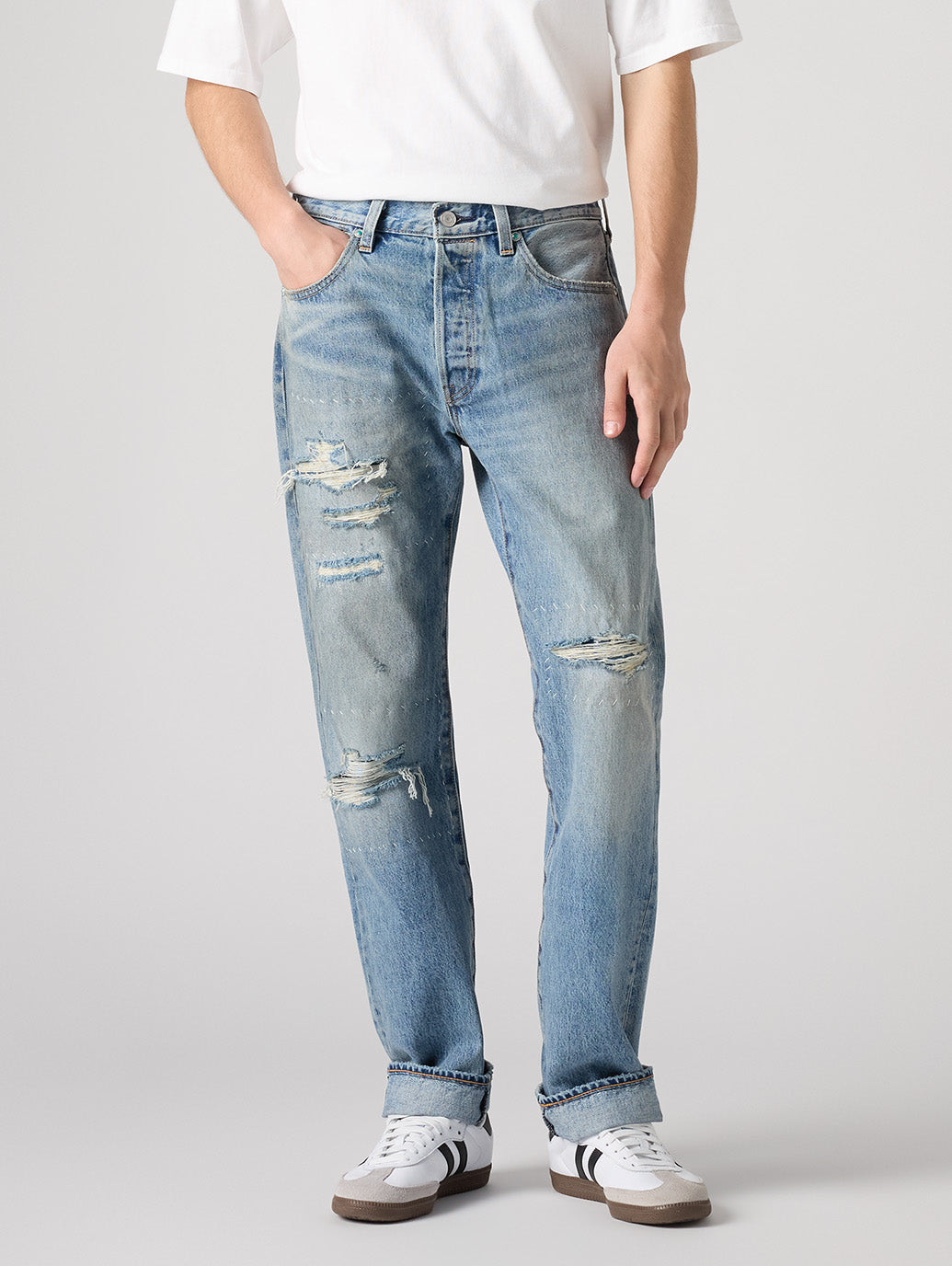 Levi’s 501 オリジナルジーンズ ミディアムインディゴがオンラインにて発売 (リーバイス) [005013736]