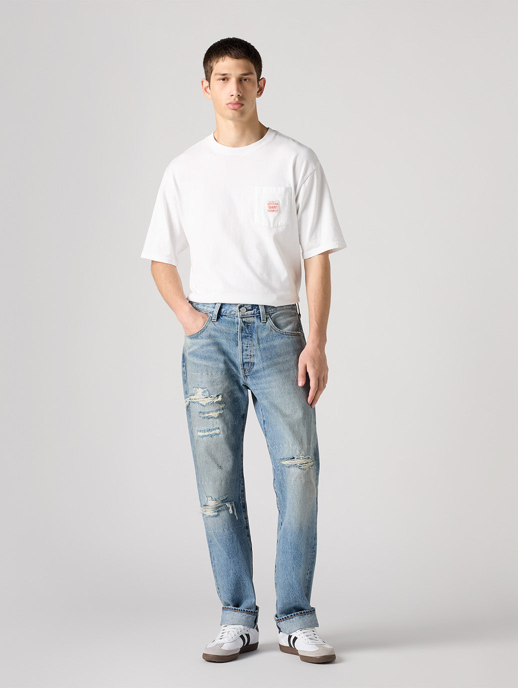 Levi’s 501 オリジナルジーンズ ミディアムインディゴがオンラインにて発売 (リーバイス) [005013736]