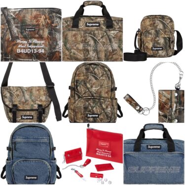 【シュプリーム/SUPREME】バッグ/BAGS まとめ 2025 FALL/WINTER コレクション (2025年 秋冬)