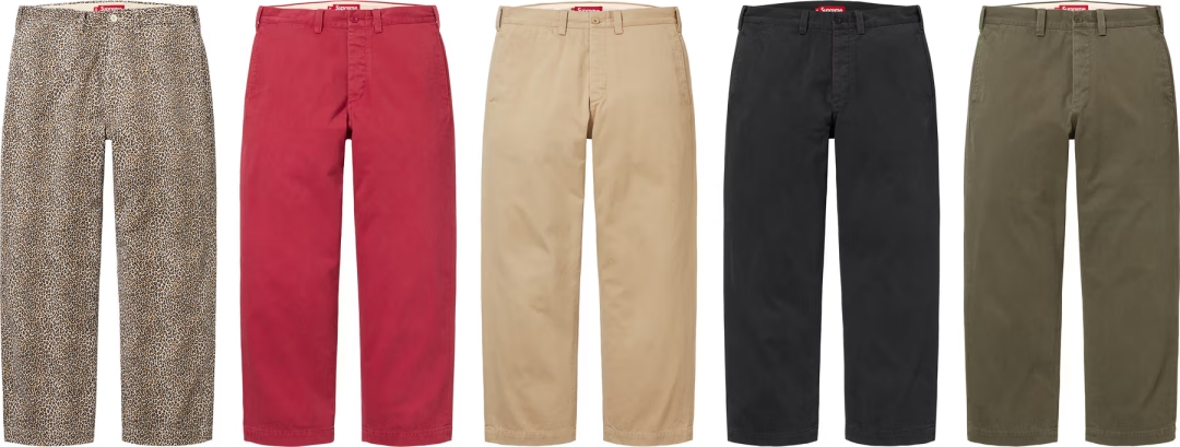 【シュプリーム/SUPREME】”パンツ/ショーツ” “PANTS/SHORTS” まとめ 2025 FALL/WINTER コレクション (2025年 秋冬)