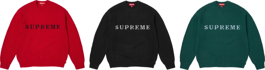 【シュプリーム/SUPREME】”トップス/セーター” “TOPS/SWEATERS” まとめ 2025 FALL/WINTER コレクション (2025年 秋冬)