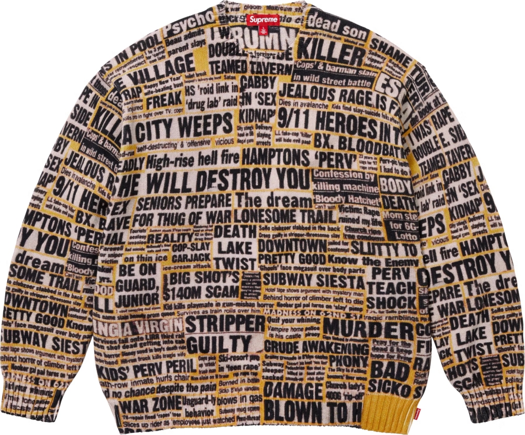 【シュプリーム/SUPREME】”トップス/セーター” “TOPS/SWEATERS” まとめ 2025 FALL/WINTER コレクション (2025年 秋冬)