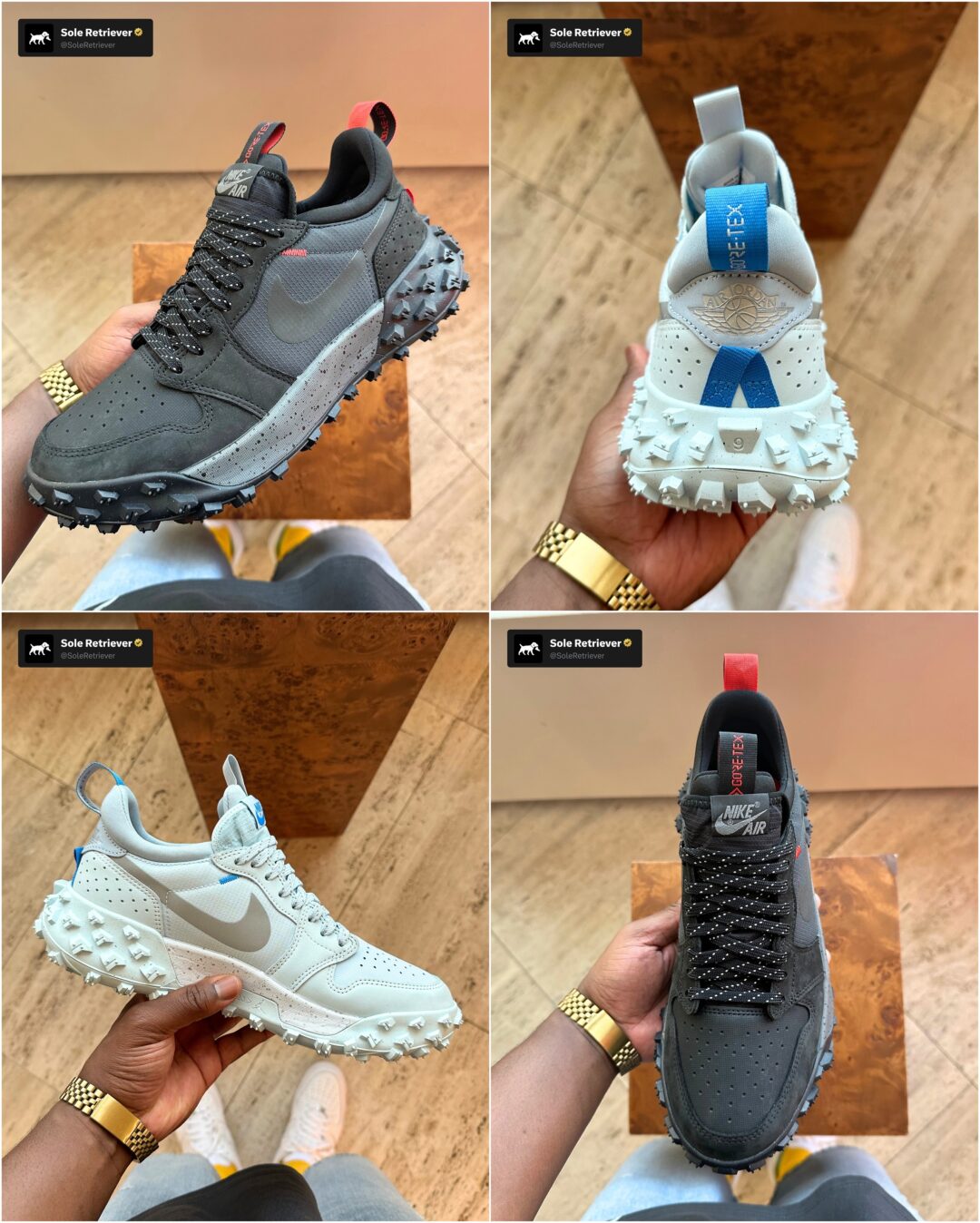 【2025年 11/1 発売】NIKE AIR JORDAN 1 LOW ELEMENT GORE-TEX (ナイキ エア ジョーダン 1 ロー エレメント ゴアテックス) [FV4227-002/FV4227-201/FV4227-400]