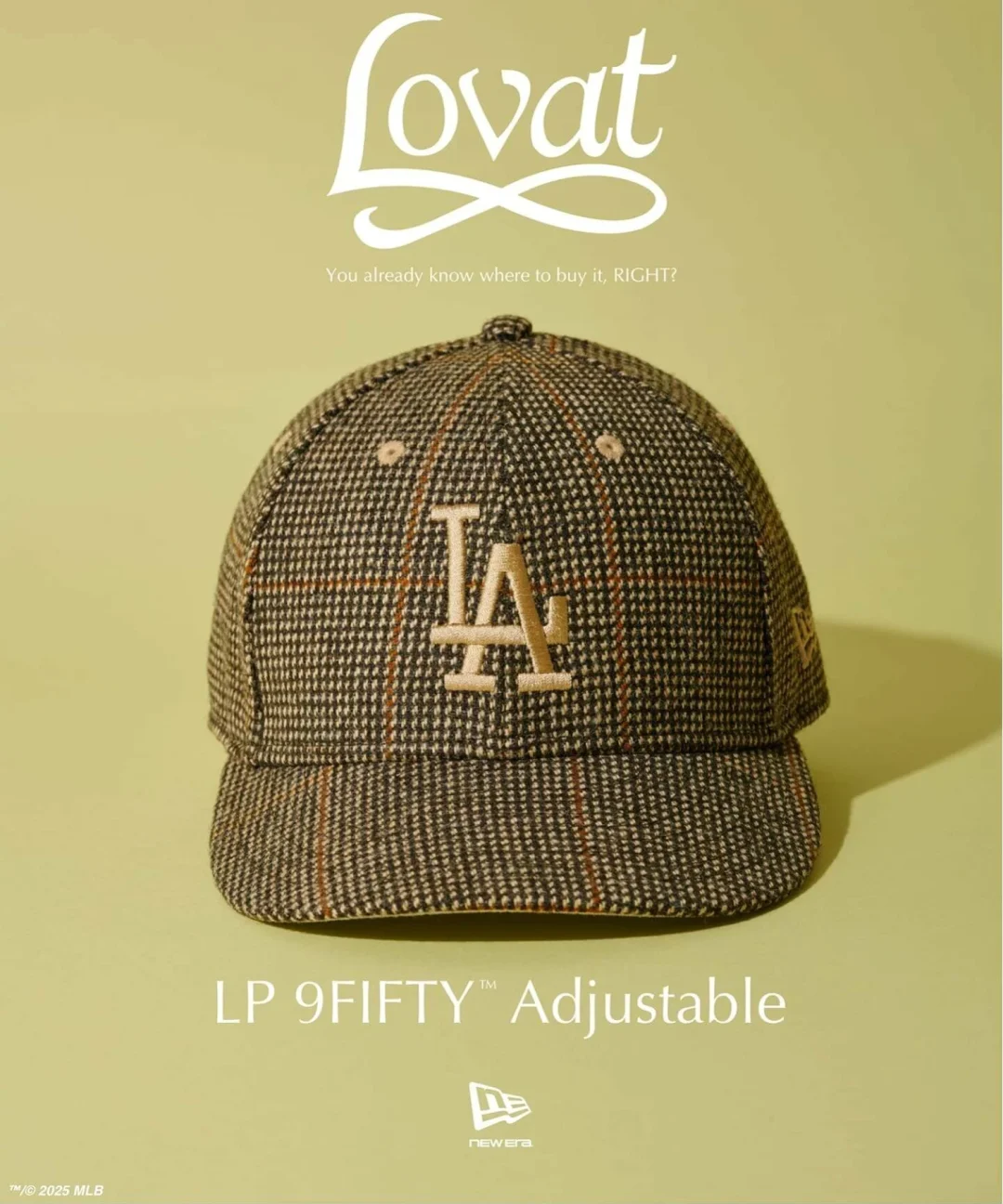 「Lovat(ラバット)社」ツイードを採用したJOURNAL STANDARD × New Era 2025 FW 別注キャップが発売 (ジャーナルスタンダード ニューエラ)