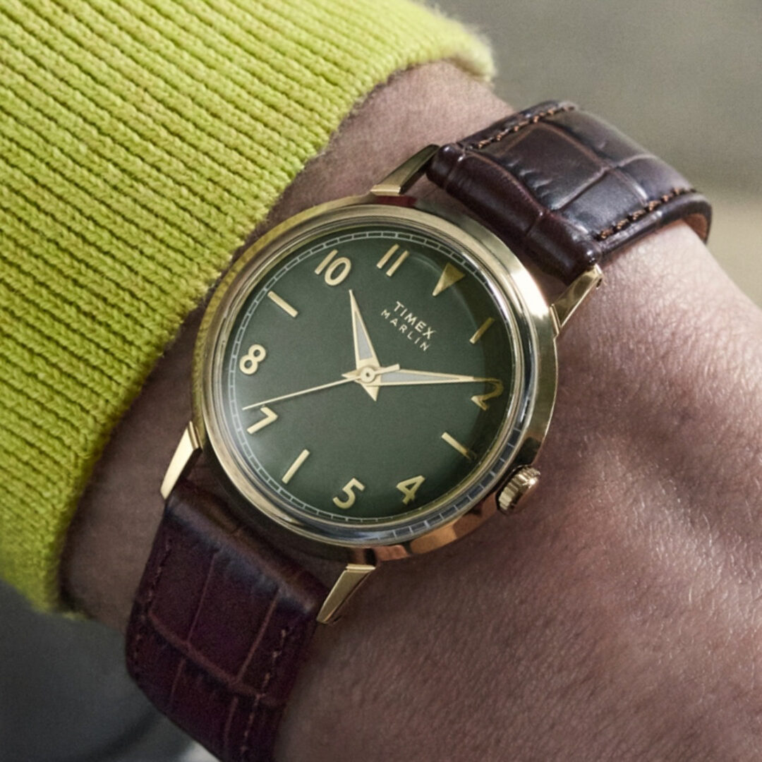 TIMEXから1950年代のフォルムの最新時計「Marlin Quartz 34mm」が2025年 9/26 発売 (タイメックス マーリン クウォーツ) [TW2Y37600/TW2Y37700/TW2Y37800]