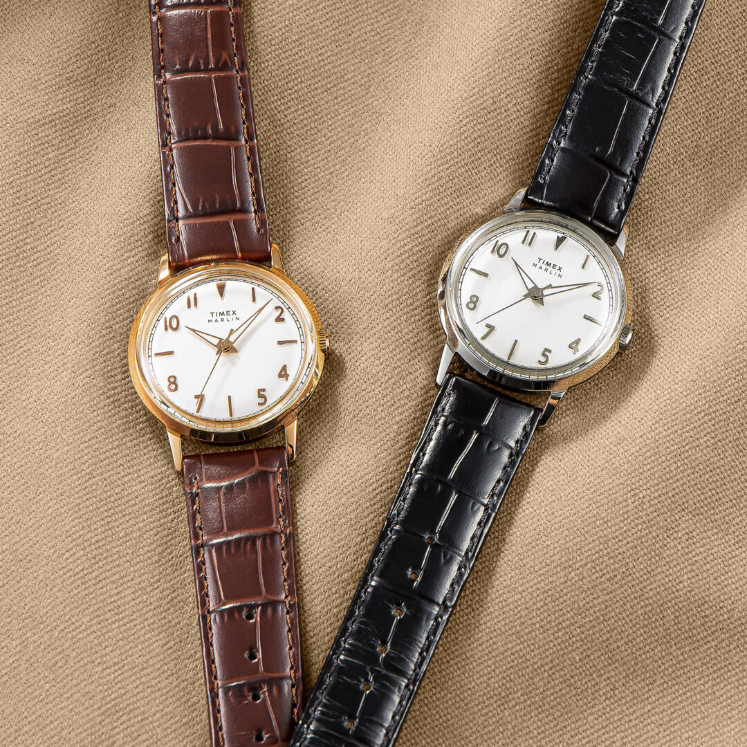 TIMEXから1950年代のフォルムの最新時計「Marlin Quartz 34mm」が2025年 9/26 発売 (タイメックス マーリン クウォーツ) [TW2Y37600/TW2Y37700/TW2Y37800]