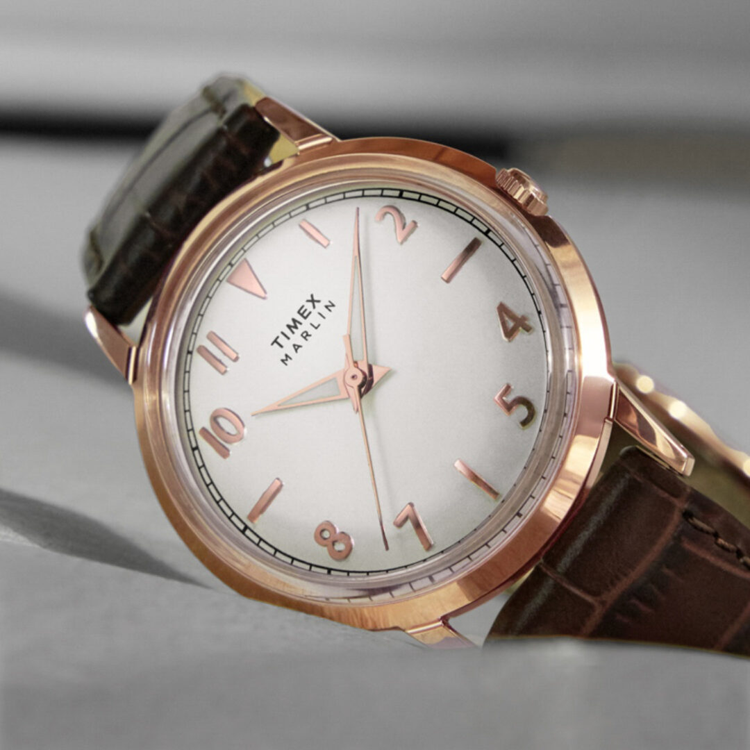 TIMEXから1950年代のフォルムの最新時計「Marlin Quartz 34mm」が2025年 9/26 発売 (タイメックス マーリン クウォーツ) [TW2Y37600/TW2Y37700/TW2Y37800]