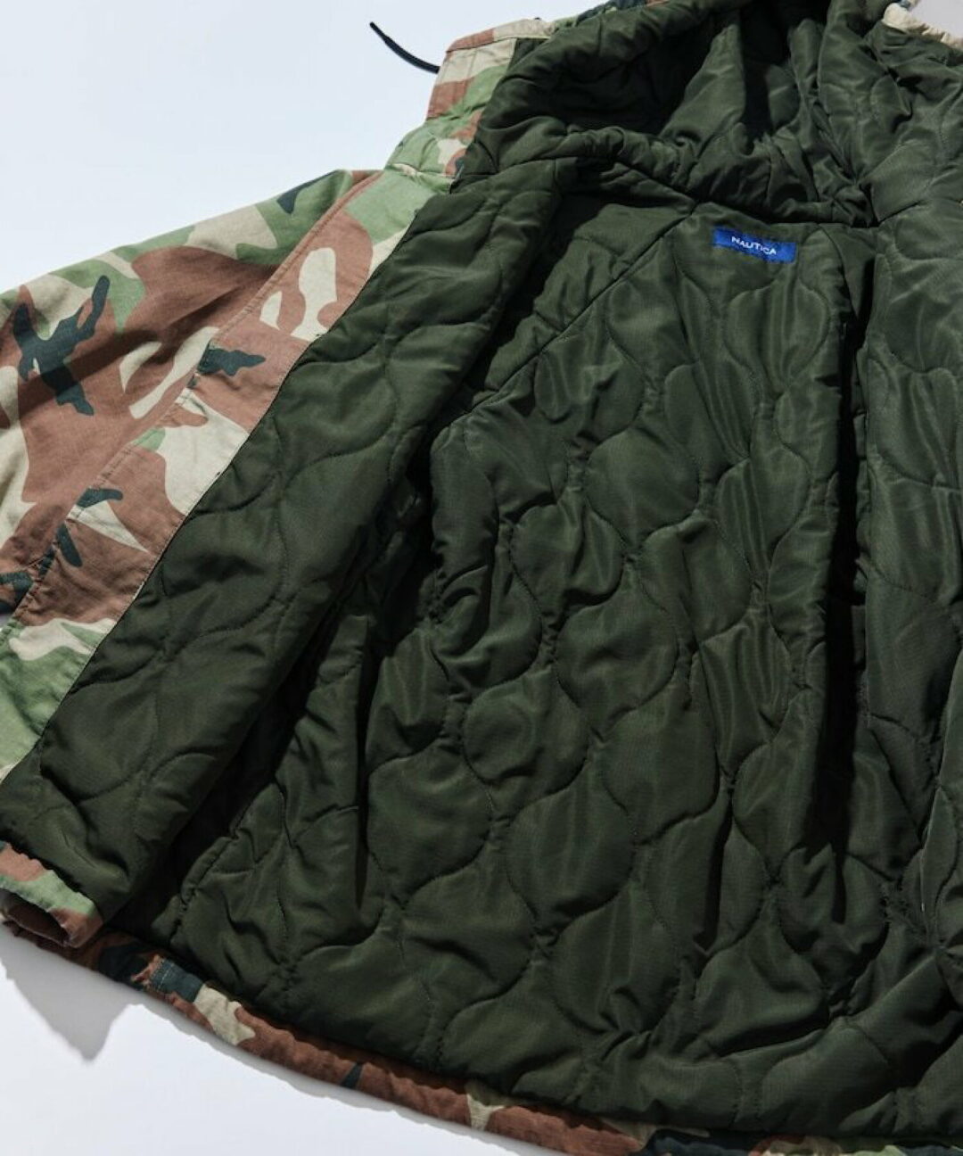 NAUTICA “ビックシルエット 中綿キルト リップストップ ミリタリーショートブルゾン”が2025年 9月下旬 発売 (ノーティカ)