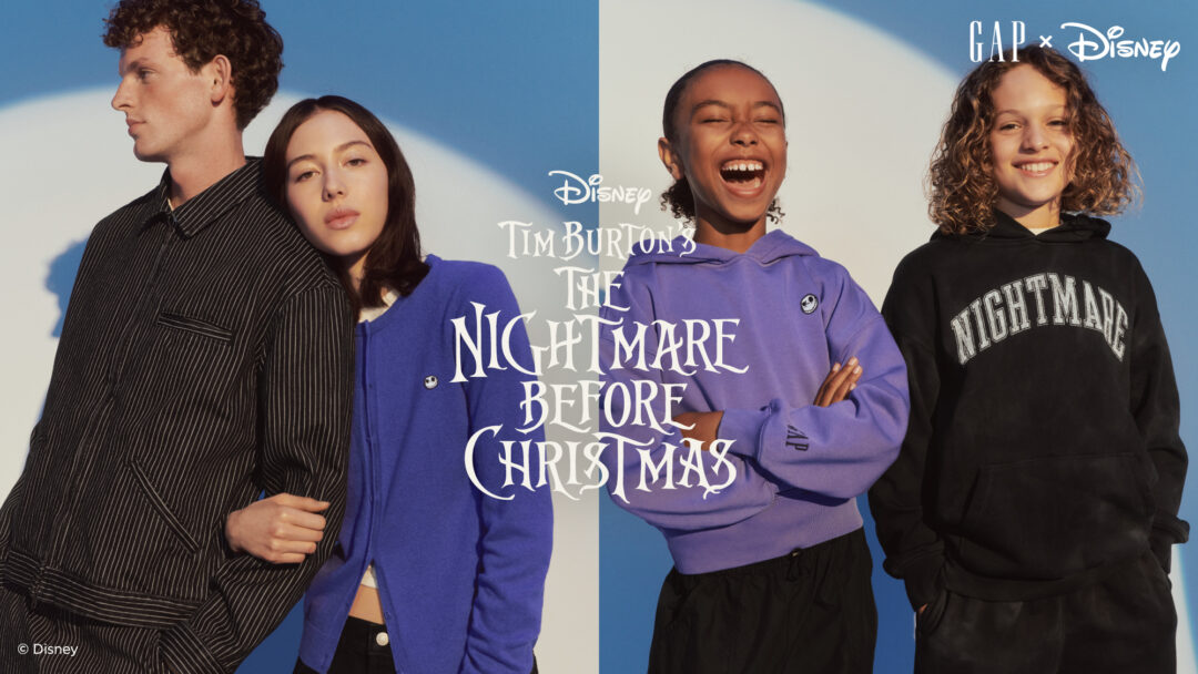 Gap × Disney コレクションからティム・バートンの 「ナイトメアー・ビフォア・クリスマス」が2025年 9/10 発売 (ギャップ ディズニー The Nightmare Before Christmas)