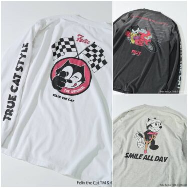 フィリックス・ザ・キャット × JOURNAL STANDARD relume 2025 FW プリント ロング Tシャツが10月初旬 発売 (FELIX THE CAT ジャーナルスタンダード レリューム)