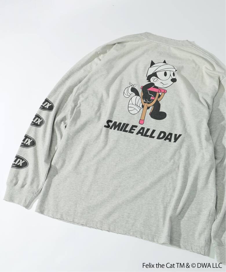 フィリックス・ザ・キャット × JOURNAL STANDARD relume 2025 FW プリント ロング Tシャツが10月初旬 発売 (FELIX THE CAT ジャーナルスタンダード レリューム)