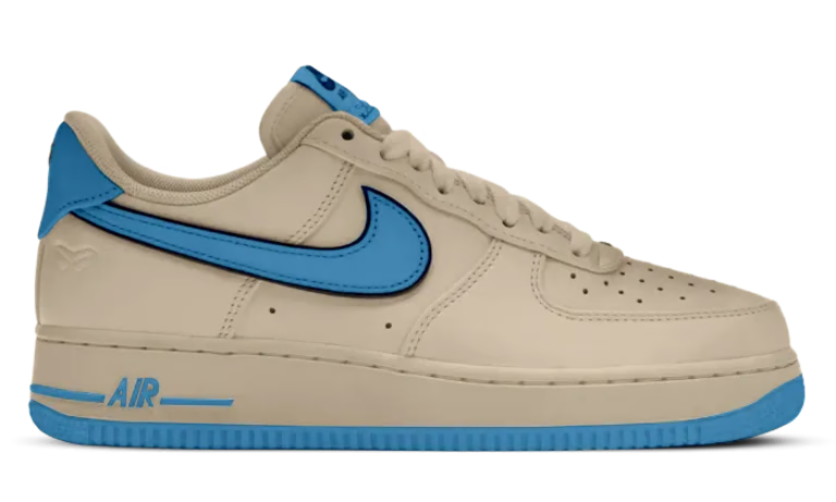 【2025年末 発売予定】Kobe Bryant × NIKE AIR FORCE 1 LOW PROTRO QS “Linen/University Blue” (コービー・ブライアント ナイキ エア フォース 1 ロー プロトロ “リネン/ユニバーシティブルー”) [IH1018-200]