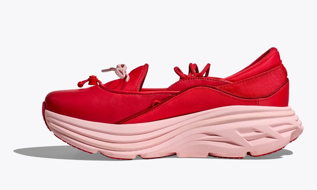 【2025年 10月 発売予定】HOKA BONDI MARY JANE “Black/Cerise” (ホカ ボンダイ メリージェーン) [1171546-BBLC/1171546-CRSRS]