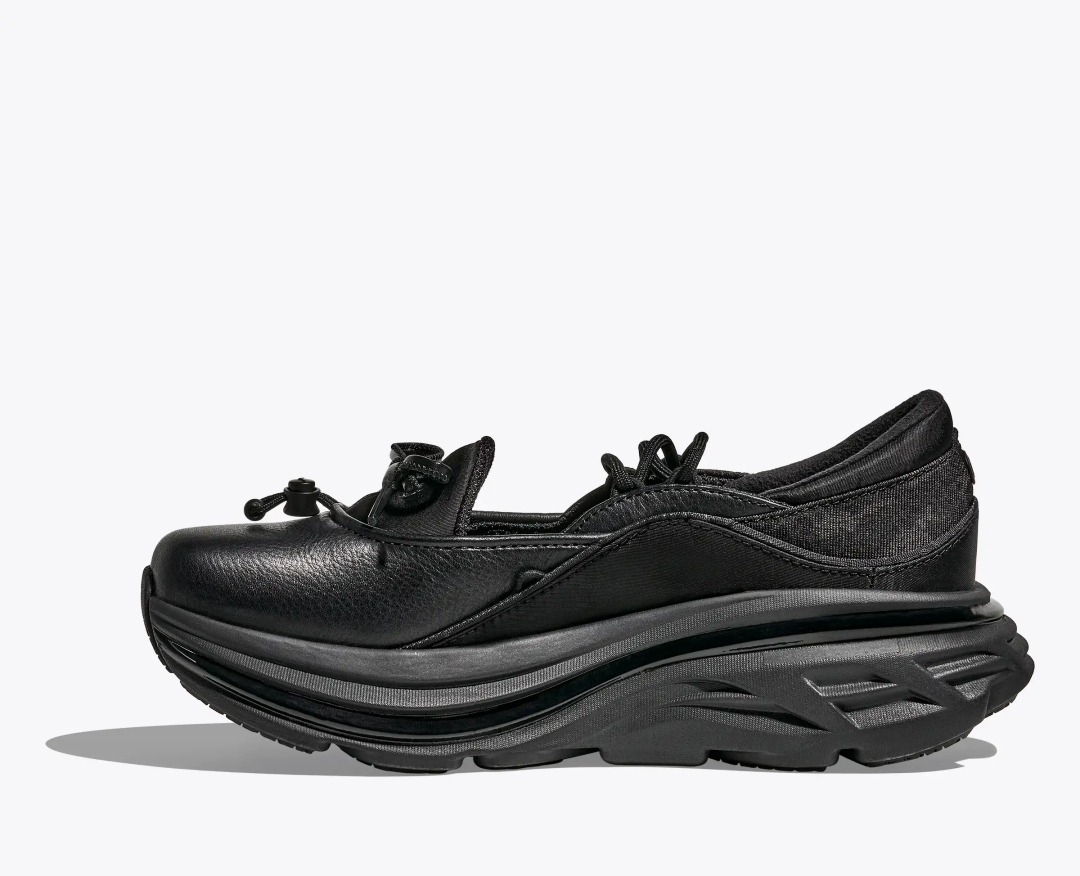 【2025年 10月 発売予定】HOKA BONDI MARY JANE “Black/Cerise” (ホカ ボンダイ メリージェーン) [1171546-BBLC/1171546-CRSRS]