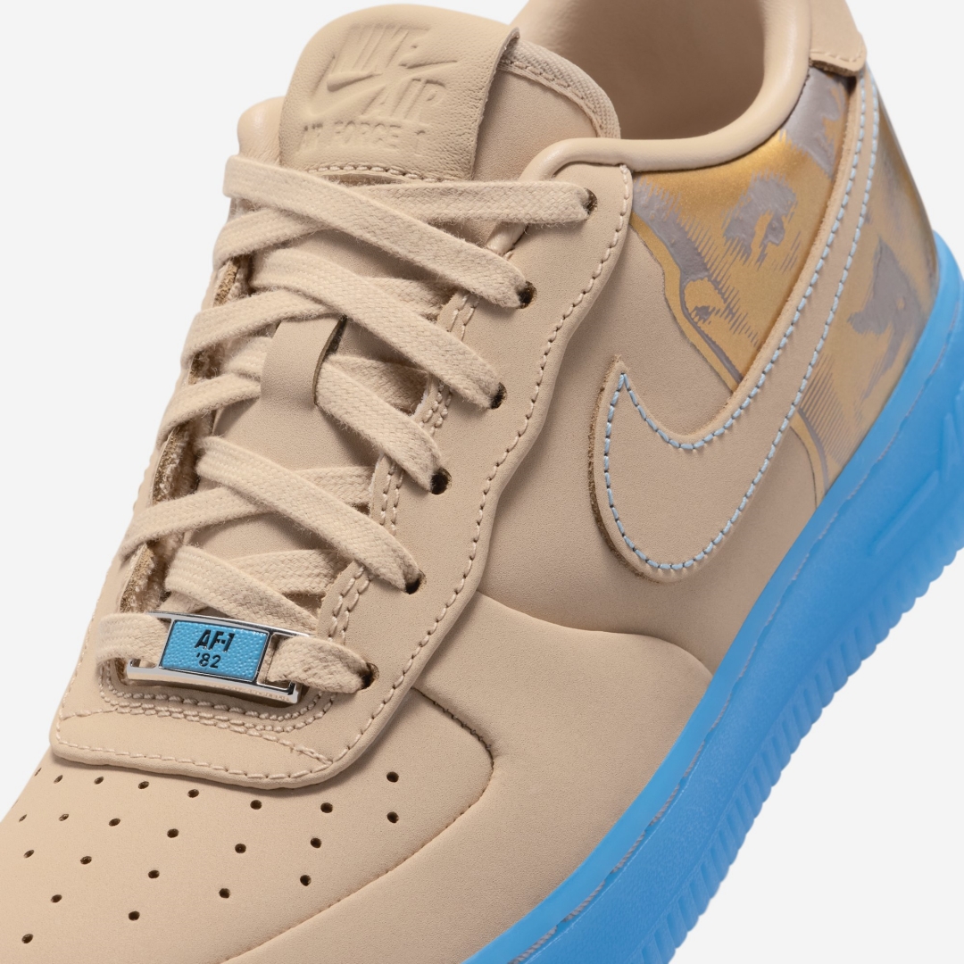 【2025年末 発売予定】Kobe Bryant × NIKE AIR FORCE 1 LOW PROTRO QS “Linen/University Blue” (コービー・ブライアント ナイキ エア フォース 1 ロー プロトロ “リネン/ユニバーシティブルー”) [IH1018-200]